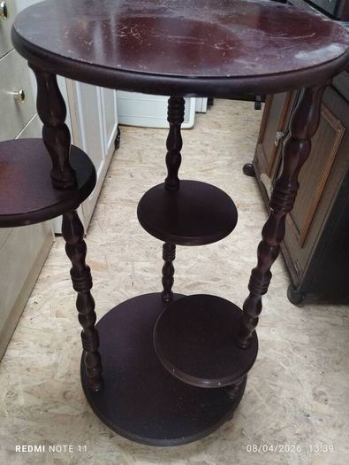 vintage mahogany plant stands