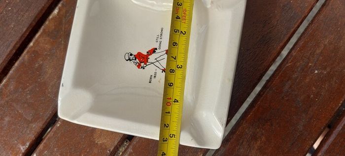 johnnie walker, collectors item,,lovely advertising display ashtray, free shipping within Ireland thank you, sold as is