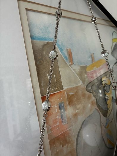 Miu miu crystal chain bag