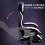 Gaming Chair - Black and White Image 4