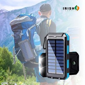 Hoco solar power bank with light(8000mAh)