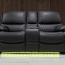 2 Seater Rita Plus Electric Leather Recliner Sofa Image 7