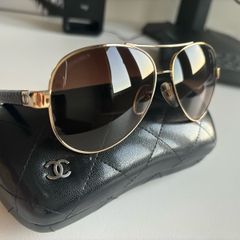 CHANEL aviator sunglasses