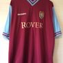 Aston Villa Jersey. Season 2002/2003. Official Diadora Mens Home Jersey. Authentic Original From 2002.Not A Modern Day Remake. Image 3