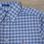 Gant Button Down Check Short Sleeve Shirt Mens Medium Image 3
