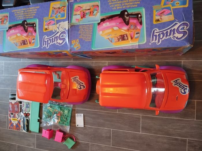 Rare Very big 2 cars Sindy Popstars on Tour 4x4  car pop star