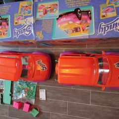 Rare Very big 2 cars Sindy Popstars on Tour 4x4  car pop star