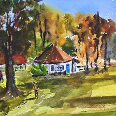 phoenix park watercolour