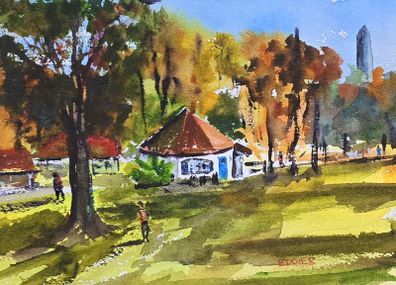phoenix park watercolour