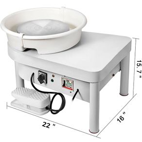 BRAND NEW 25cm Electric Wheel Pottery Lathes Machine 350W Ceramic Clay Ceramic Wheel Machine