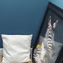 unique framed print with matching pillow cover Animal Zebra Gentleman Image 2