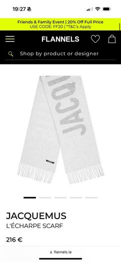 Jacquemus scarf hat and socks deal