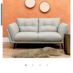 Hale Leather Sofa (Medium)- Meadows & Byrne- 2 seater
