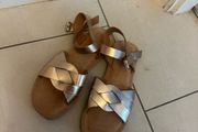 Next Girls sandals Gold