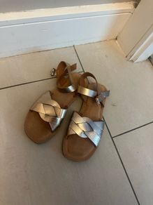 Next Girls sandals Gold