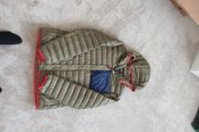 Burton olive green down jacket - size L