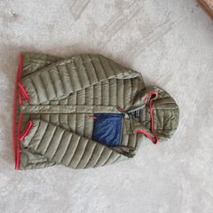 Burton olive green down jacket - size L