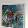 Large Original Abstract Painting of Cottages, Irish cottage original painting  Abstract Painting Image 6