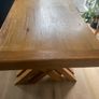Oak veneer dining table Image 5