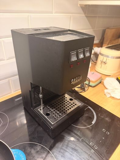 Gaggia Classic Pro Espresso Machine - Black, Two Portafilters