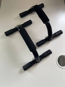 2x Push-Up Bars Foam Handles Press Pull Up Stand Exercise Chest Workout Home Gym
