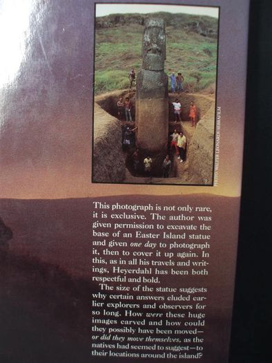 SALE!  EASTER ISLAND - The Mystery Solved by Thor Heyerdahl