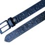 Premium Embossed Genuine Leather Belt Stylish Vintage Designer Belt Durable Formal & Casual Waist Belt Image 7