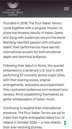 The 4 Italian Tenors tickets x2