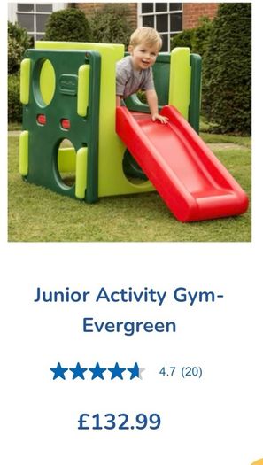 little tikes cube activity slide
