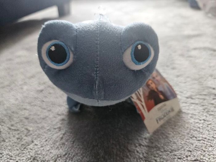 New Disney Parks Frozen 2 Fire Spirit Bruni Salamander Lizard Blue Plush toy