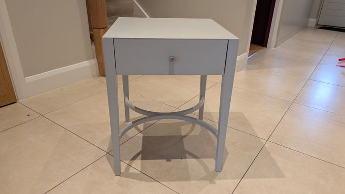2 x bedside lockers (gray / excellent condition) - free for collection