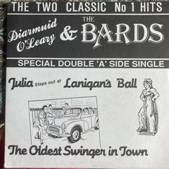 Diarmuid o Leary and the bards lanigans ball picture sleeve vinyl record single in vg+ condition