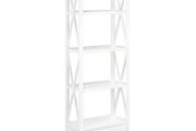 Bookcase with 1 Drawer White 60x30x170 cm MDF