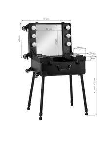 Make Up Case Portable Stand T-27 Black