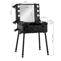 Make Up Case Portable Stand T-27 Black
