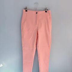 Pre Owned I Clothing Peach Tailored Cropped Trousers