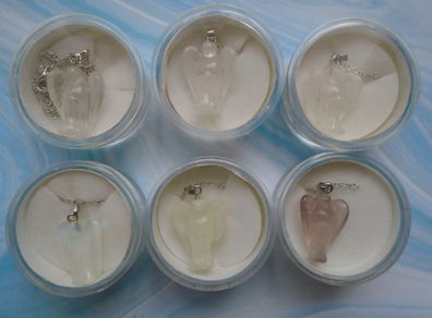 Job lot Gemstone Angel pendants, Pendants, Jewellery, Gemstone jewellery