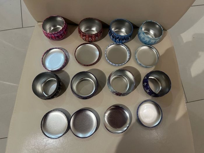 8 candle tins