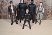 Star wars large Action figures bundle black hand luke Talking kylo ren REY Captain POE DAMERON