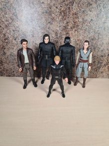 Star wars large Action figures bundle black hand luke Talking kylo ren REY Captain POE DAMERON