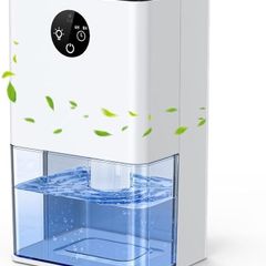 Dehumidifier for Home 22.5W  1800ML Electric Dehumidifiers 400ML/Day Auto Off 4/8H Timer Auto Defrost Ultra Quiet 7 Coloured LED Portable Dehumidifier for Drying Clothes Bedroom, Bathroom, Wardrobe, RV