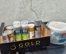 Spray Paints and varnish stain