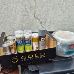 Spray Paints and varnish stain