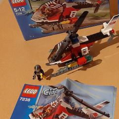 LEGO City 7238 Fire Helicopter. Used and discontinued set from 2005 in good condition.