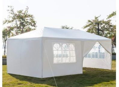 3 x 6m Party Tent Gazebo Marquee with 6 Removable Sidewalls Waterproof Outdoor Picnic Canopy
