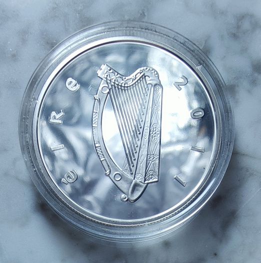 Ireland 15 Euro Silver (.925) Proof Coin 2011 - Salmon - Percy Metcalfe