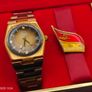 Vintage Glashutte - Special Edition - full set with: watch, original box, pin, and plague Image 7