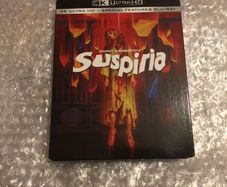 Suspiria 4k Region Free American import Rare Slipcover