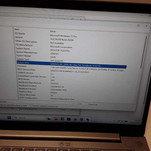 Lenovo ThinkBook 14 G2 ITL | Intel Core i5-1135G7 | 16GB RAM | 256GB NVMe | 14" Laptop
