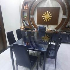 Glass Dining Table-Excellent Condition